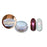 Cre8tion 1g Nail Art Effect, PEARL CHROME, 6 colors (Pk: 6 Jars/pack) - 02