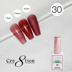 Cre8tion Gel 0.5oz - JEWEL (Pk: 6 pcs/box, 180 pcs/case) Collection - 030