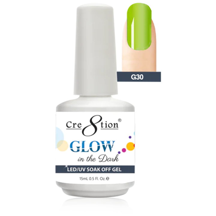 Cre8tion Glow In The Dark Gel, G30, 0.5oz