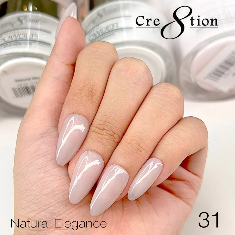Cre8tion Acrylic Powder, NATURAL ELEGANCE Collection - 031