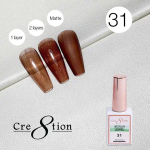 Cre8tion Gel 0.5oz - JEWEL (Pk: 6 pcs/box, 180 pcs/case) Collection - 031