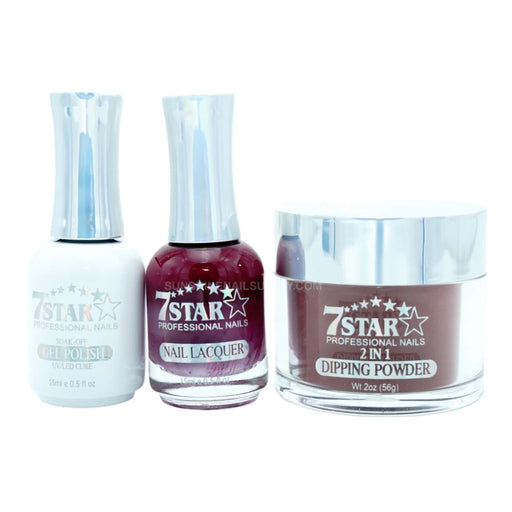 7 Star 3in1 Dipping Powder + Gel Polish + Nail Lacquer, 328