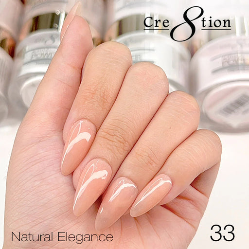 Cre8tion Acrylic Powder, NATURAL ELEGANCE Collection -  033
