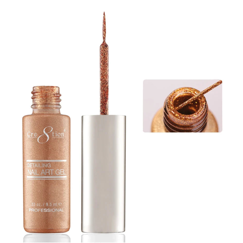 Cre8tion 0.33oz Detailing Nail Art Gel Collection - 033