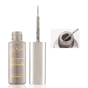 Cre8tion Detailing Nail Art Gel, 34, Silver Holo Platinum, 0.33oz