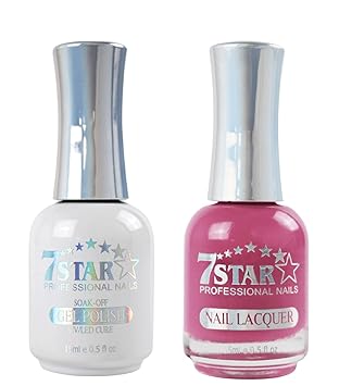 7 Star Nail Lacquer + Gel Polish Matching Pair, 350 0.5oz