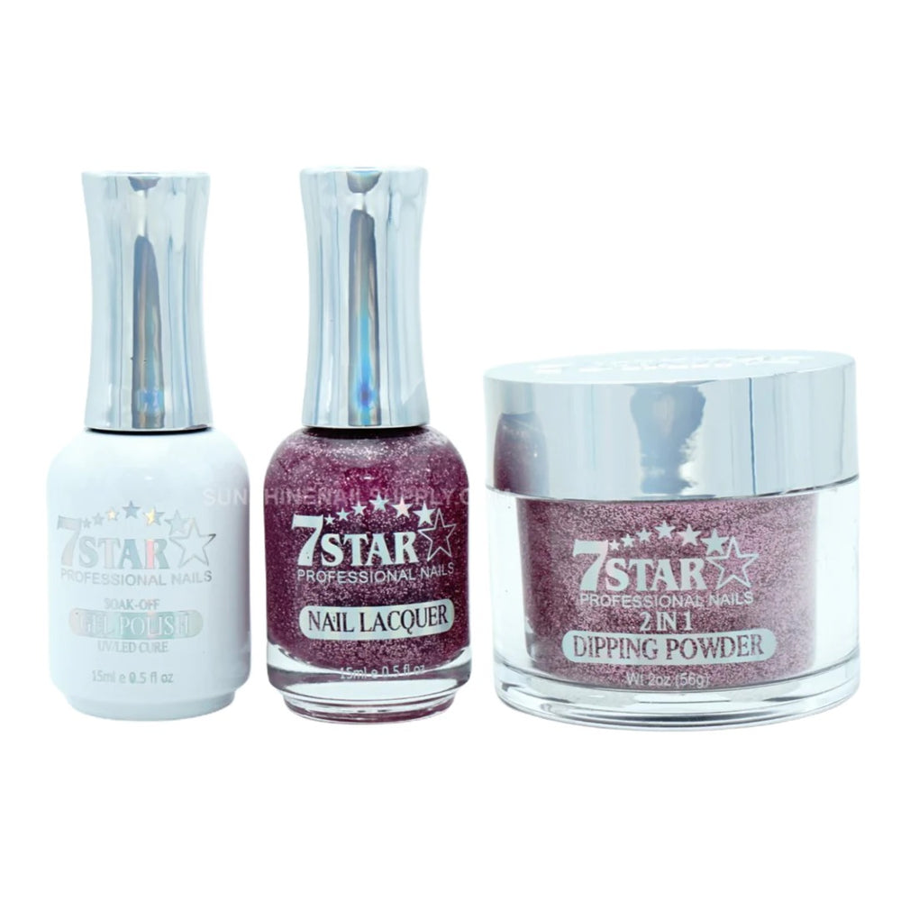 7 Star 3in1 Dipping Powder + Gel Polish + Nail Lacquer, 355