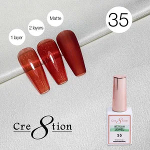 Cre8tion Gel 0.5oz - JEWEL (Pk: 6 pcs/box, 180 pcs/case) Collection - 035