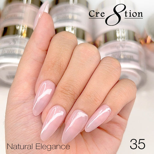 Cre8tion Acrylic Powder, Natural Elegance Collection, 35, 1.7oz