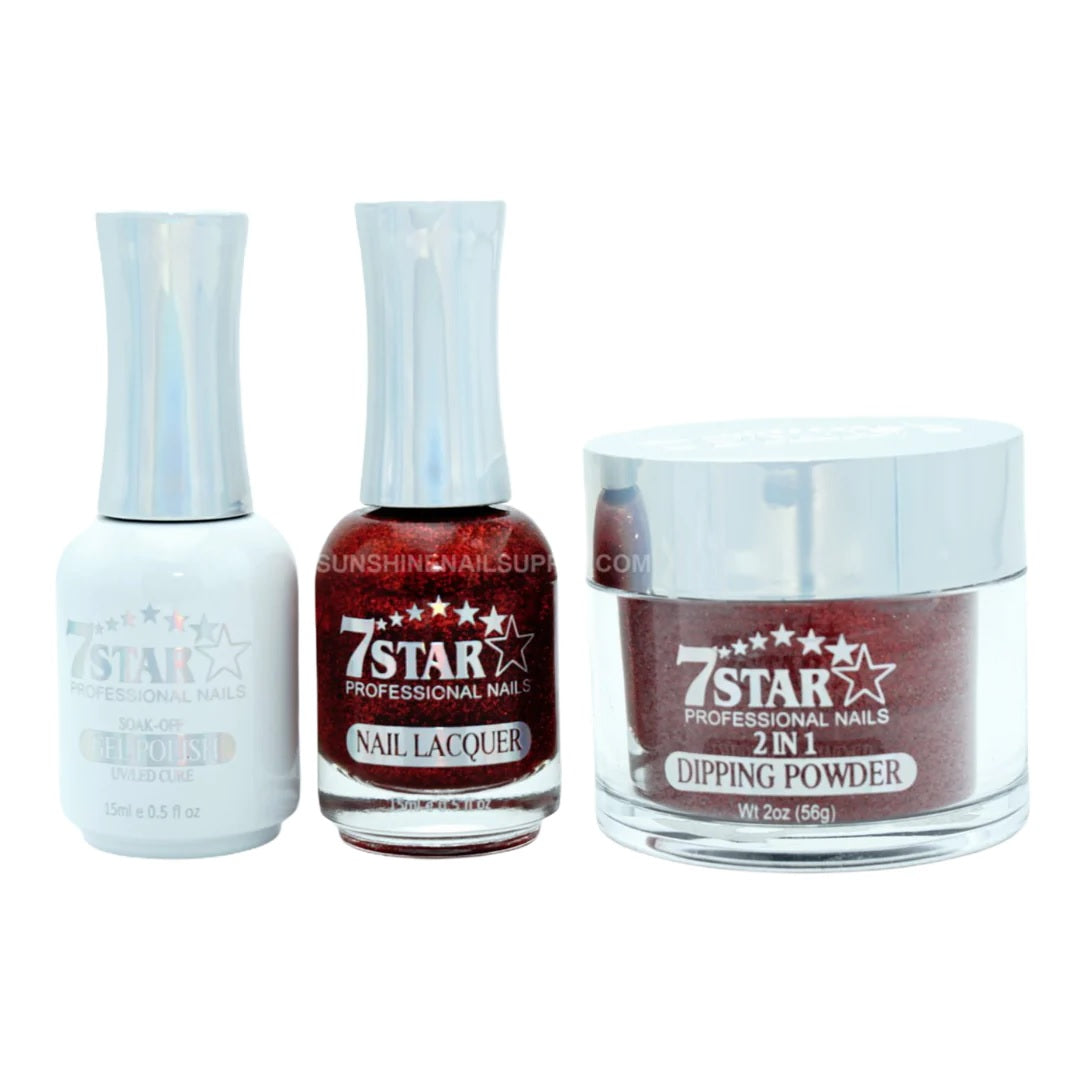 7 Star 3in1 Dipping Powder + Gel Polish + Nail Lacquer, 363