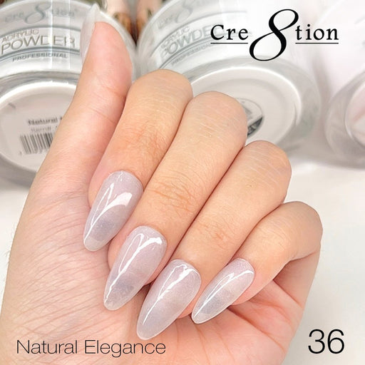 Cre8tion Acrylic Powder, Natural Elegance Collection, 36, 1.7oz