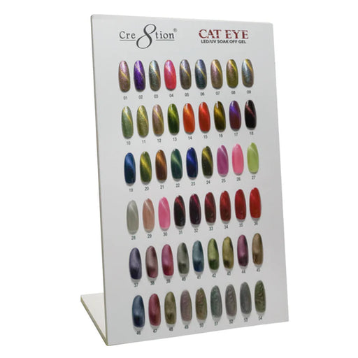 Cre8tion Marketing Material - Counter Foam Display Cat Eye Gel