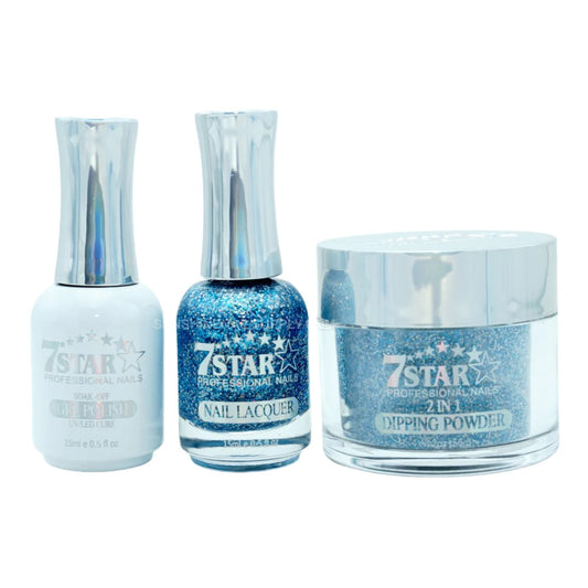 7 Star 3in1 Dipping Powder + Gel Polish + Nail Lacquer, 370