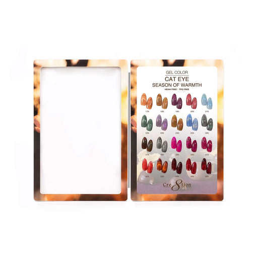 Cre8tion Acrylic Booklet - Cat Eye Season of Warmth (20 colors)
