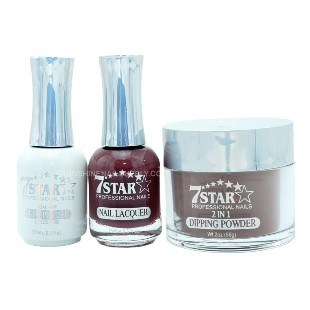 7 Star 3in1 Dipping Powder + Gel Polish + Nail Lacquer, 376