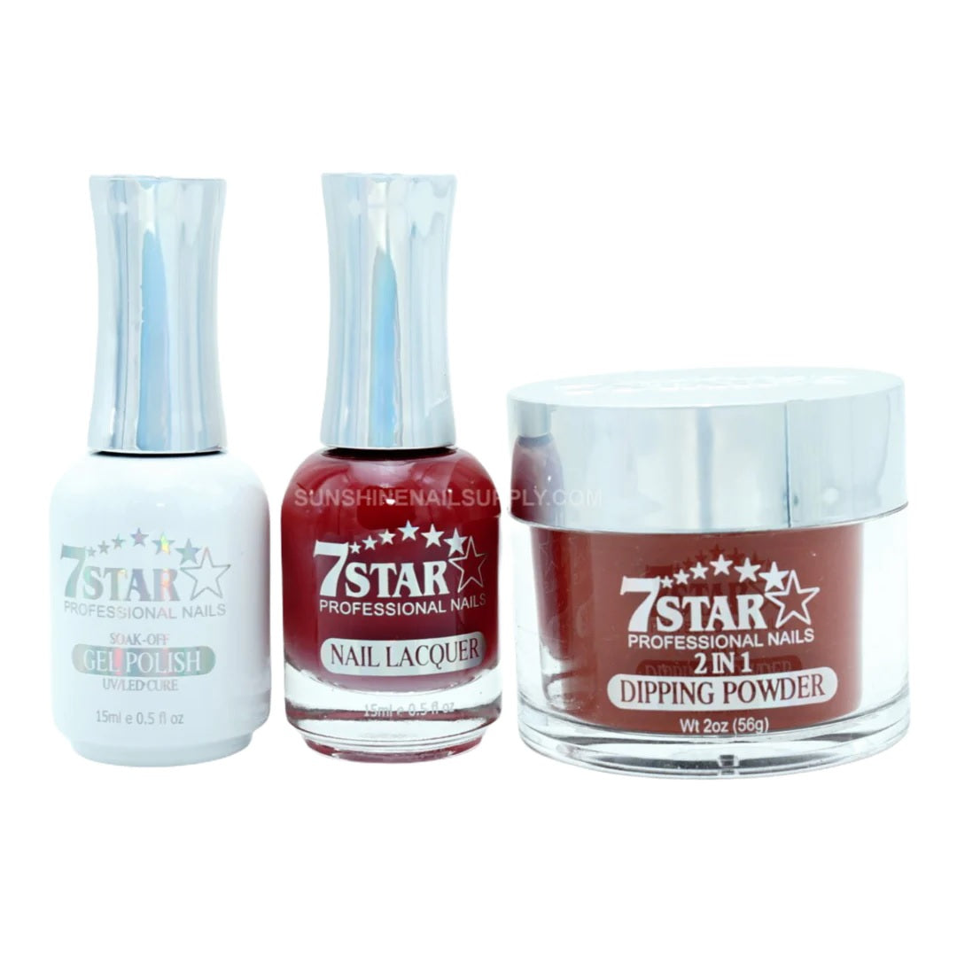 7 Star 3in1 Dipping Powder + Gel Polish + Nail Lacquer, 380