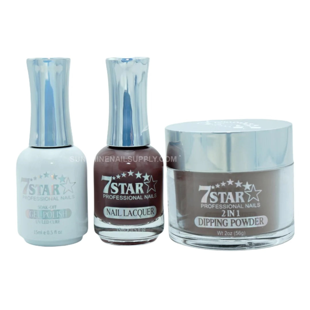 7 Star 3in1 Dipping Powder + Gel Polish + Nail Lacquer, 382