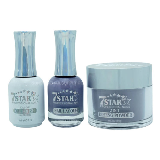 7 Star 3in1 Dipping Powder + Gel Polish + Nail Lacquer, 383