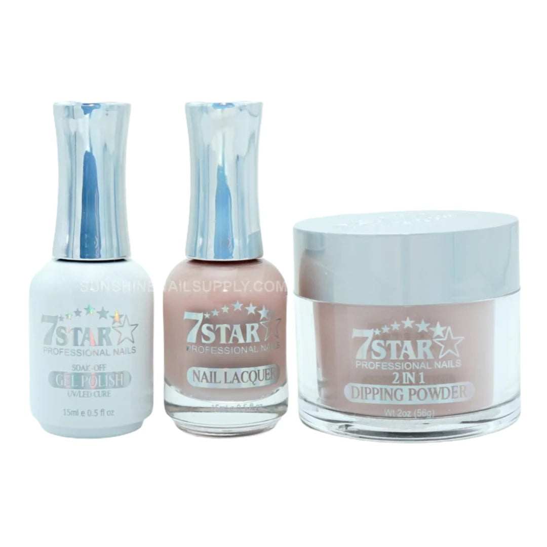 7 Star 3in1 Dipping Powder + Gel Polish + Nail Lacquer, 387