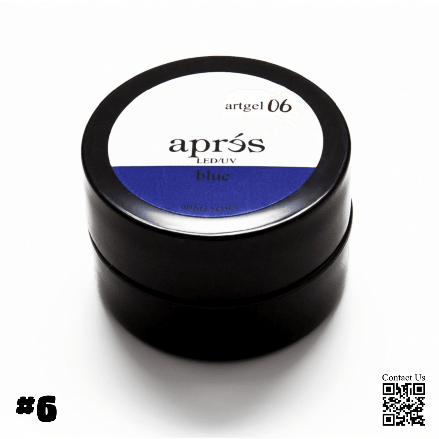 Apres Art Gel, BLUE, #6, AG-BLU