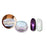Cre8tion 1g Nail Art Effect, PEARL CHROME, 6 colors (Pk: 6 Jars/pack) - 03