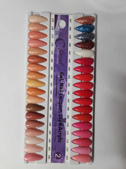 Chisel Cloud, Hawaii Collection, 0.5oz, Color Chart (From 01 to 120)