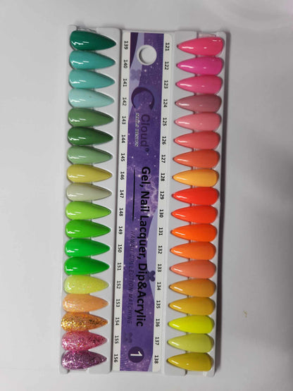 Chisel Cloud, Hawaii Collection, 0.5oz, Color Chart (From 01 to 120)