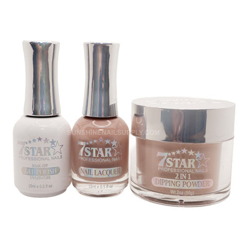 7 Star 3in1 Dipping Powder + Gel Polish + Nail Lacquer, 424