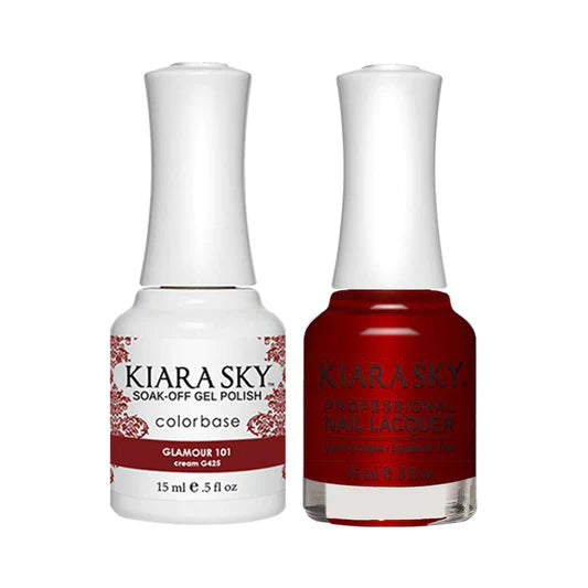 Kiara Sky Gel Polish + Nail Lacquer, GN 425, Glamour, 0.5oz
