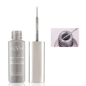 Cre8tion Detailing Nail Art Gel, 42, Bright Holo Silver, 0.33oz