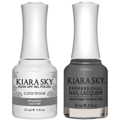 Kiara Sky Gel Polish + Nail Lacquer, GN 434, Styleletto, 0.5oz