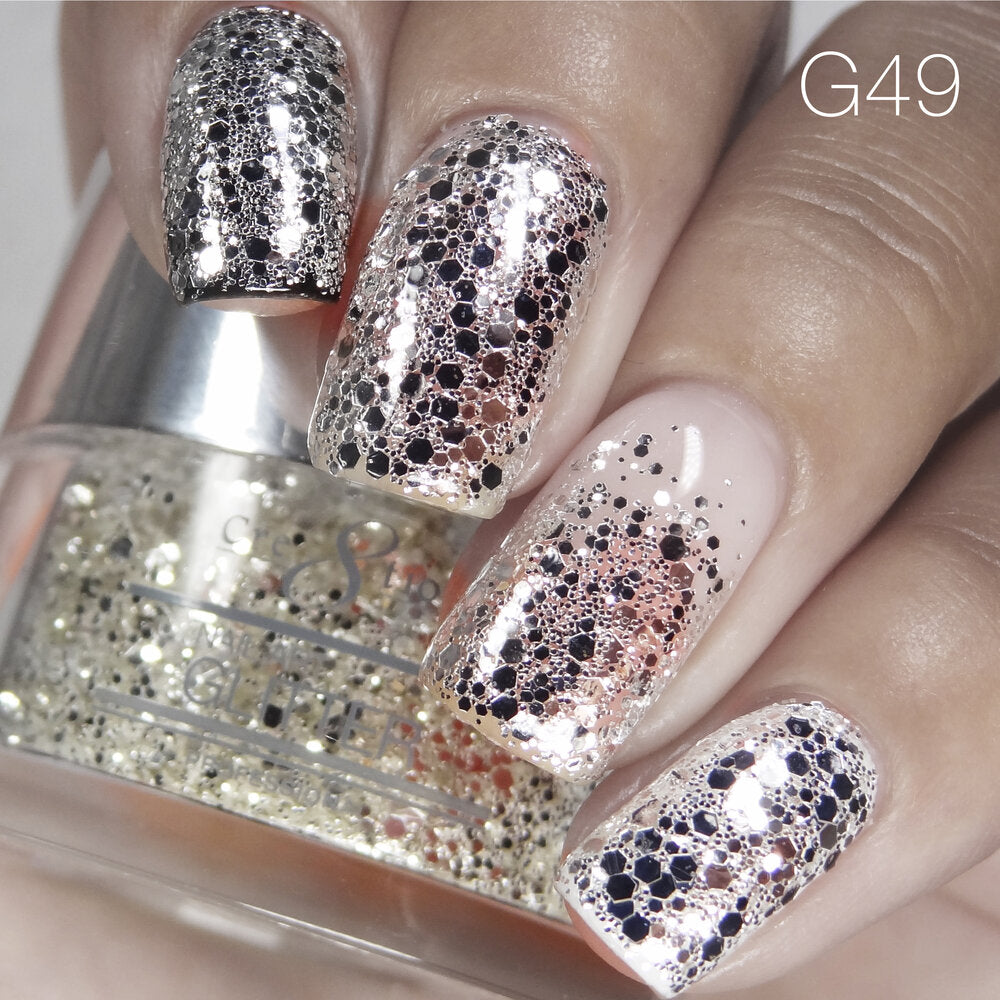 Cre8tion Nail Art 0.5oz (15g), Glitter - 049