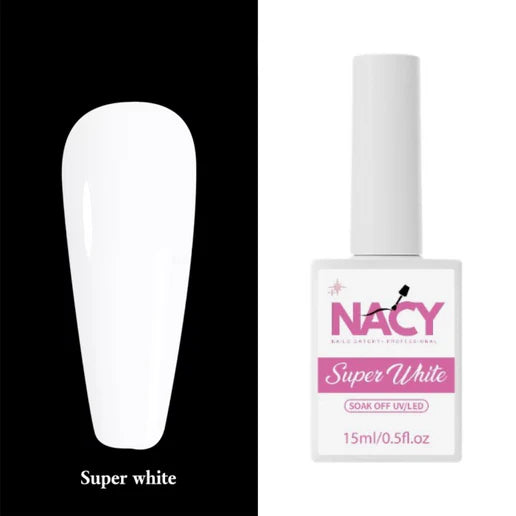 NACY Super White Nail Polish/UV Gel 0.5oz