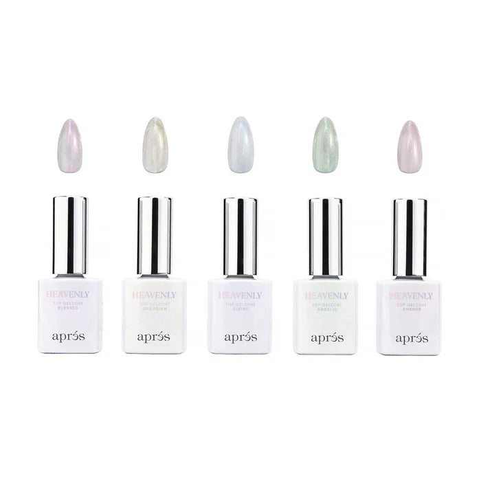 Apres Heavenly Gel Top Coat Set 5 Pcs (PK: 15mL/0.5oz)