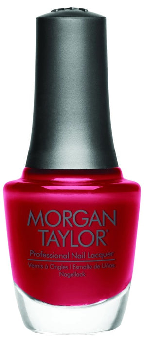 Morgan Taylor, 50189, Gifted With Style Collection, Ruby Two-Shoes- Scarlet Red Crème, 0.5oz KK0910