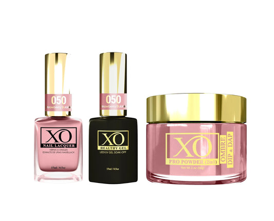 XO 4in1 Acrylic/Dipping Powder + Gel Polish + Nail Lacquer, 050