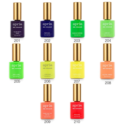 000 Apres Gel Couleur Bundle, 15ml, Color List Note