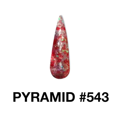 Pyramid 3in1 Dipping Powder + Gel Polish + Nail Lacquer, 543 OK1021MD