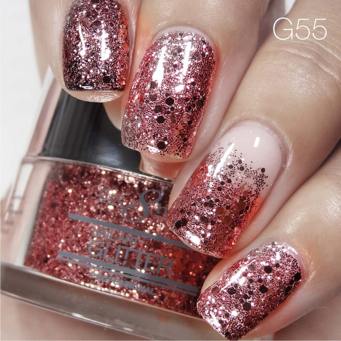 Cre8tion Nail Art 0.5oz (15g), Glitter - 055