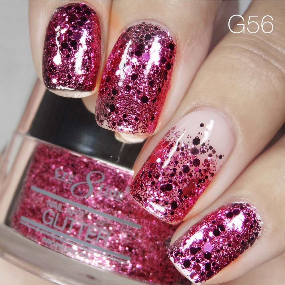 Cre8tion Nail Art 0.5oz (15g), Glitter - 056