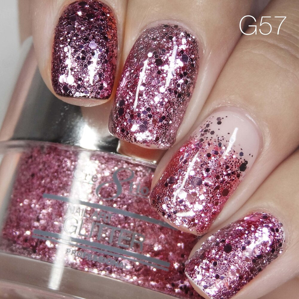 Cre8tion Nail Art 0.5oz (15g), Glitter - 057