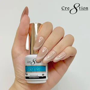 Cre8tion Cat Eye Gel - NUDE Collection, 0.5oz - 058