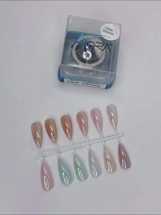 Aora Transparent Clear Chrome (PK: 200pcs/case)