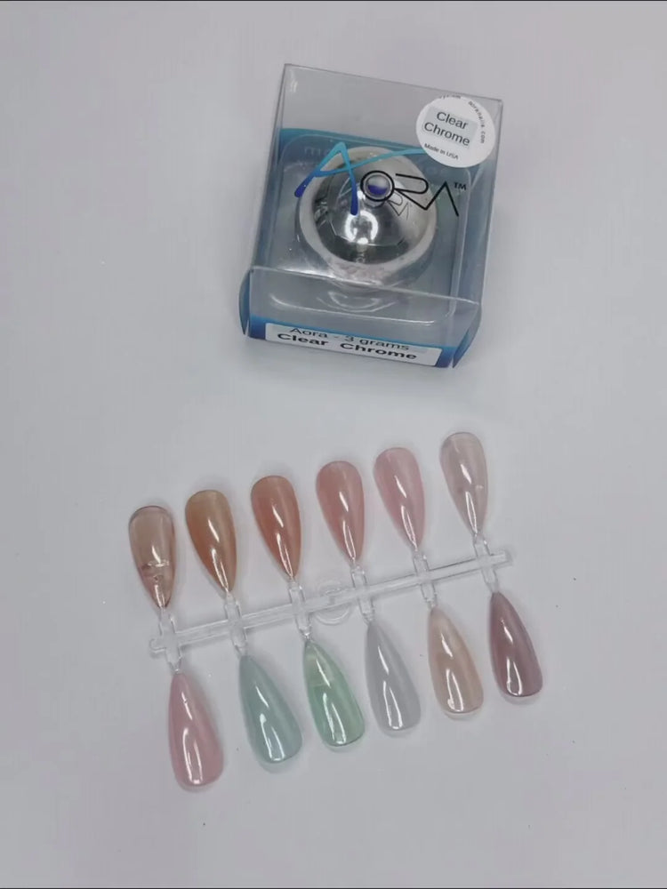 Aora Transparent Clear Chrome (PK: 200pcs/case)