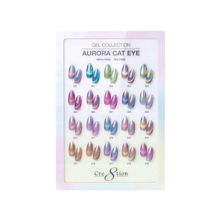 Cre8tion Acrylic Booklet - Cat Eye AURORA (20 colors)