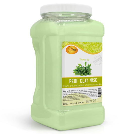 SpaRedi Pedi Clay Mask, Green Tea (New), 1Gal, 36177 OK0325MD