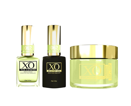 XO 4in1 Acrylic/Dipping Powder + Gel Polish + Nail Lacquer, 062