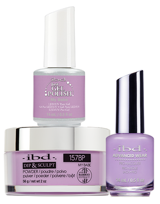 IBD 3in1 Dip & Sculpt Powder + Gel Polish + Nail Lacquer, 157BP, My Babe OK0331LK