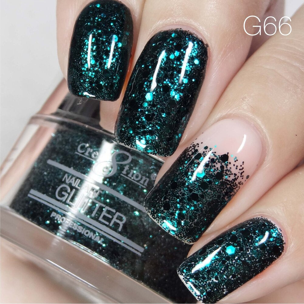 Cre8tion Nail Art Glitter, 066, 0.5oz, 1101-0881 OK0426VD