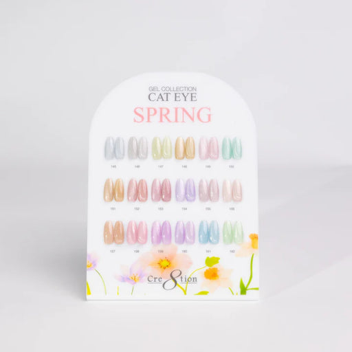 Cre8tion Counter Display Color Chart - Cat Eye Spring, 18 colors (145-162)